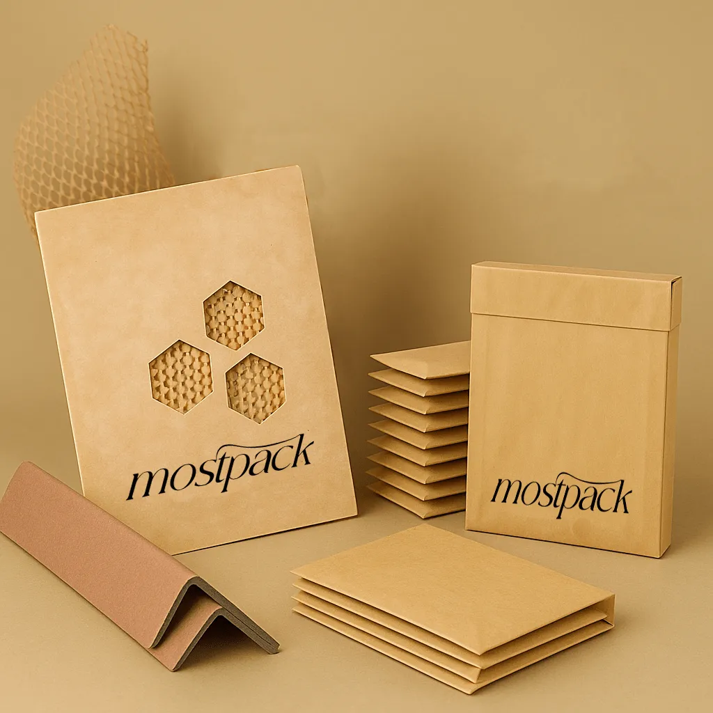 Protective Materials - kraft edge protectors and honeycomb cargo bags