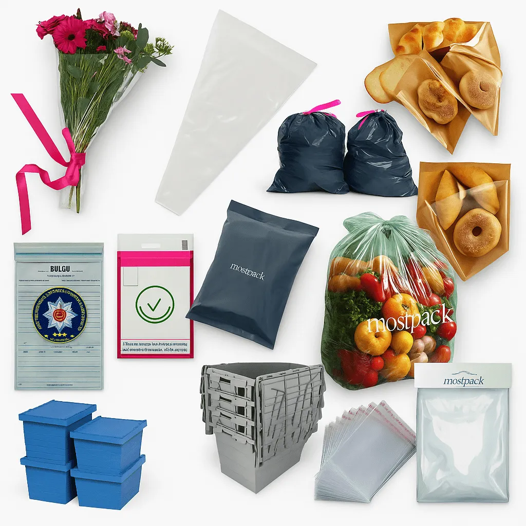 Plastic Products - sustainable plastic bags for fruits, flowers, and industrial use